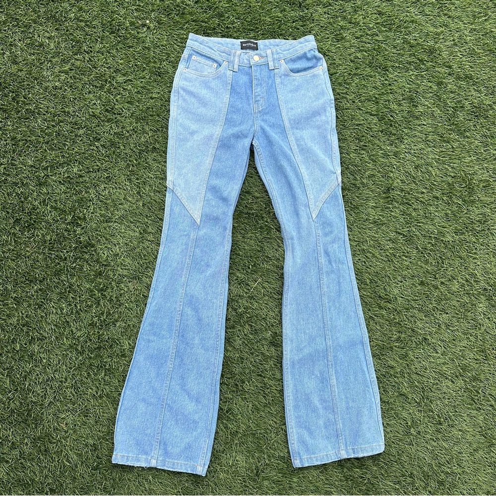 Retrofête | Retrofete structured denim | 
 RAFAEL PATCHWORK DENIM JEAN